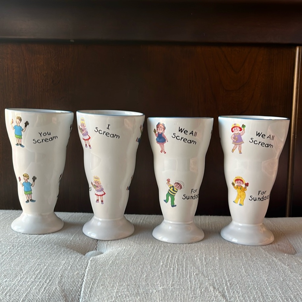 Century Ice Cream Sundae Dishes